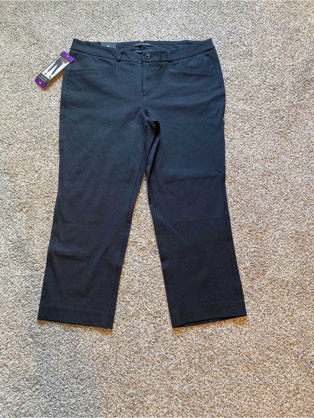 Banana Republic NWT Women’s Black Cropped Dress Pants Size 14